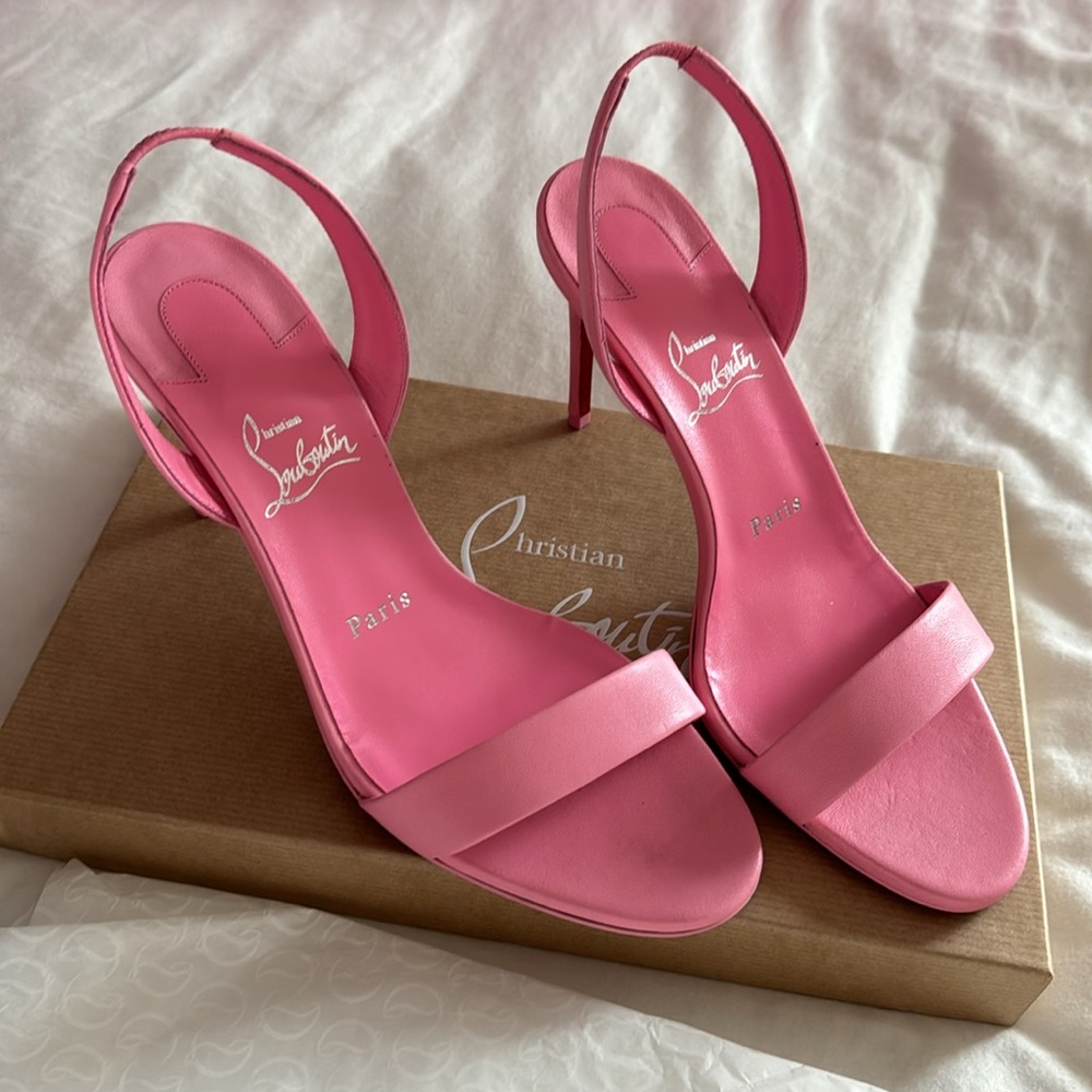 Pink Christian Louboutin 38 1/2
